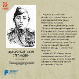 В Хакасии Росреестр начал в соцсетях цикл публикаций  «Лица Победы»