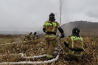 Черногорские огнеборцы испытали пожарную насосную станцию